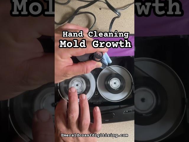 How to clean Mold from a VHS Tape. Tape to digital conversion #vhstape #memoryrevamp #tapetodigital