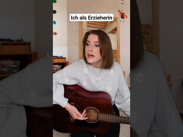 Ich mal wieder als Erzieherin 