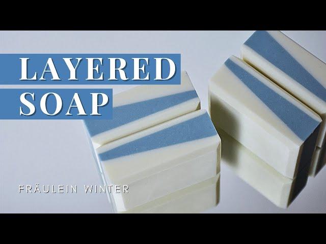 Layered Soap - Handmade Cold Process Soap - Fraeulein Winter