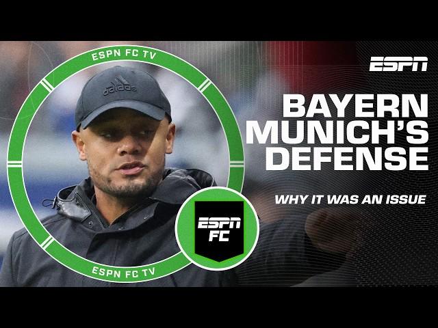 DEFENDING WAS AN ISSUE in Bayern Munich's draw with Eintracht Frankfurt - Ale Moreno | ESPN FC