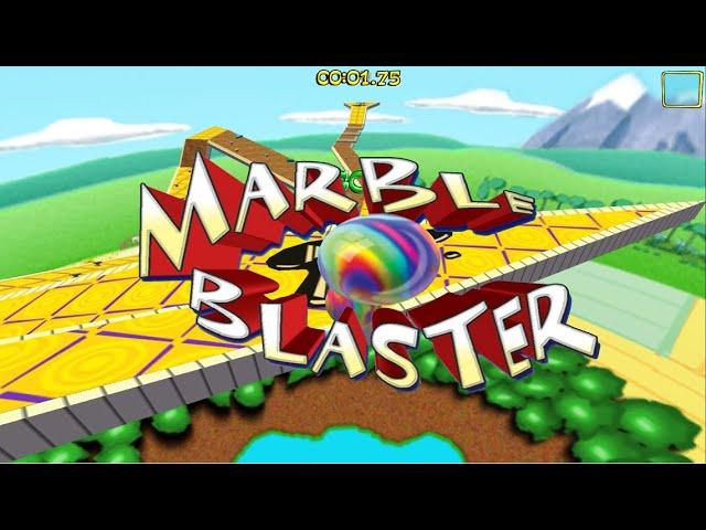 Playing Marble Blaster: The Original Version of Marble Blast Gold