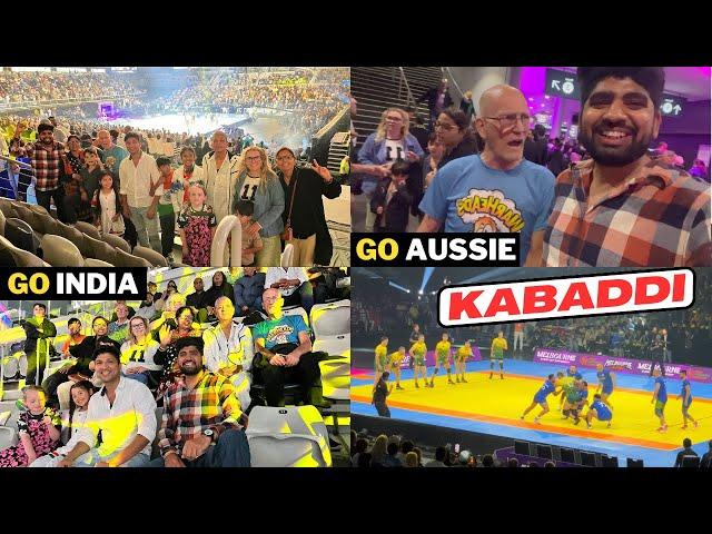 MY AUSTRALIAN FAMILY REACTION WATCHING INDIA VS AUS KABADDI MATCH |