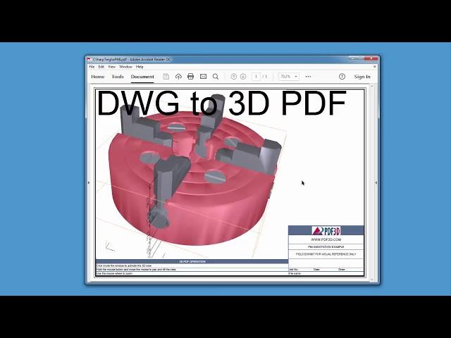 Developing a DWG to 3D PDF Converter in C# .NET