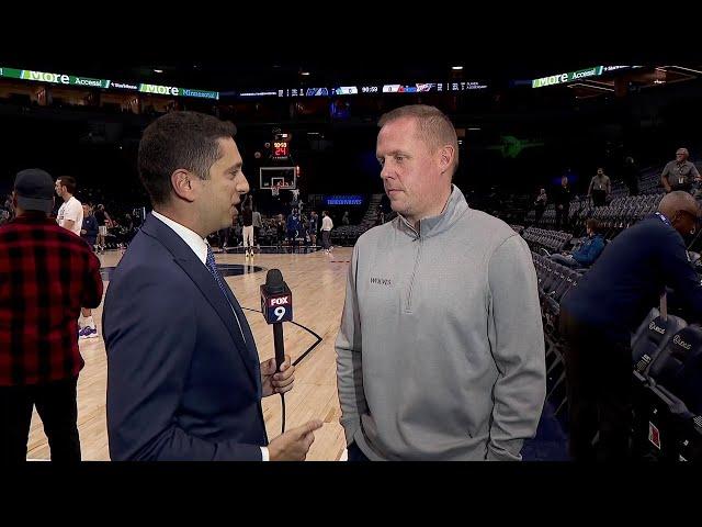 Timberwolves president Tim Connelly speaks with FOX 9 ahead of of home opener