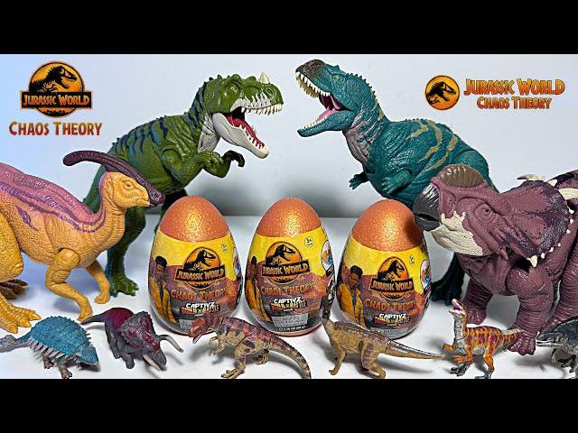 NEW CHAOS THEORY Jurassic World Dinosaurs Toys! Majungasaurus, Ceratosaurus, Parasaurolophus