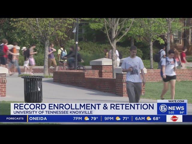 Record enrollment & retention at UT Knoxville