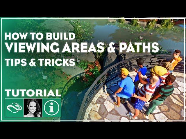 ▶ How to build Paths & Viewing Areas in Planet Zoo Tutorial | Tips & Tricks |