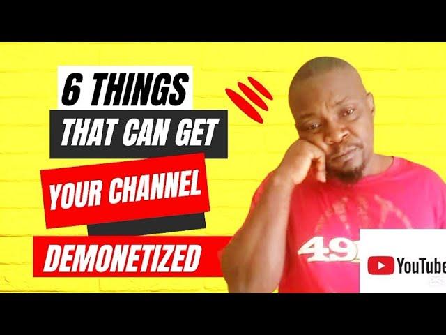 6 Things that can get your channel demonetized or deleted