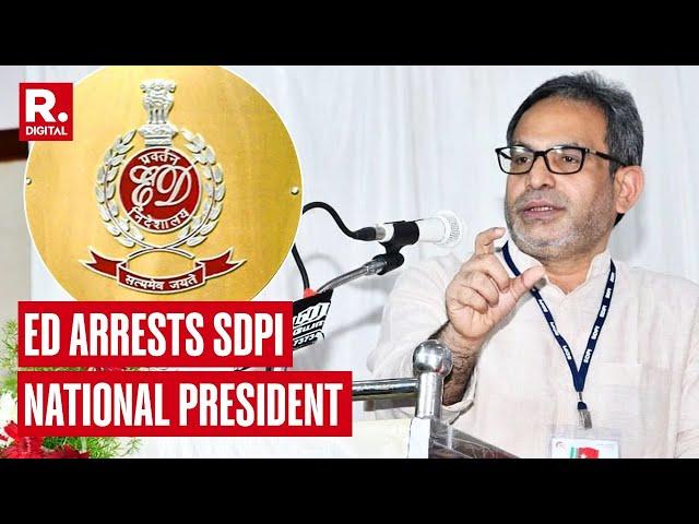 ED Arrests SDPI National President MK Faizi In Money Laundering Case