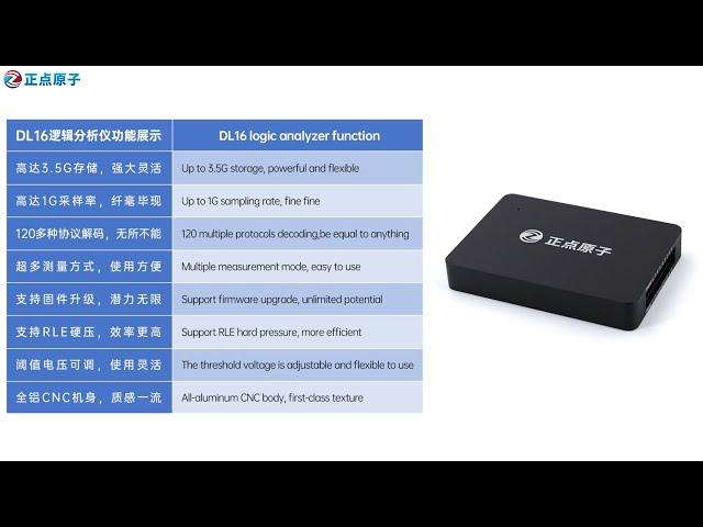 DL16 logic analyzer function