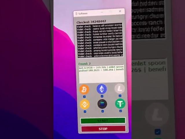 Get Your Crypto Finder Software Now. Contact Me On Telegram Link in Bio. #bitcoin #crypto #video