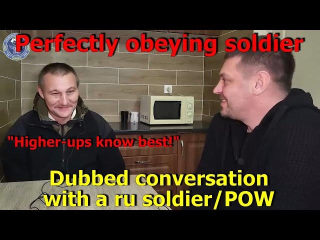 [Dubbed] Perfectly obeying soldier. An interview with a russian soldier-POW