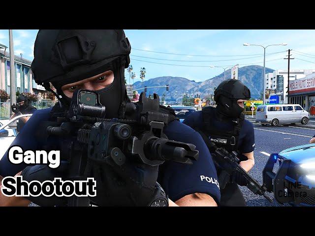 Gang Shootout | GTA 5 SWAT Movie [4K] (Machinima)