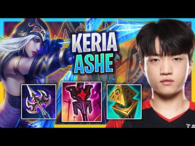 LEARN HOW TO PLAY ASHE SUPPORT LIKE A PRO! | T1 Keria Plays Ashe Support vs Blitzcrank!  Season 2023