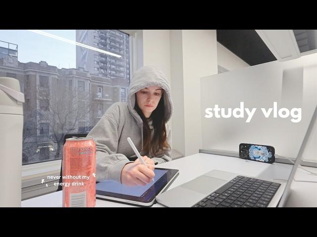 study vlog | a chaotic month of sleep deprivation preparing for finals