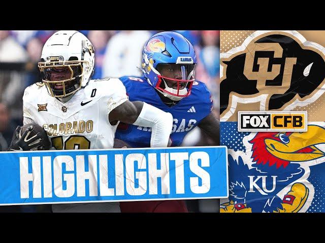 No. 16 Colorado Buffaloes vs. Kansas Jayhawks Highlights | FOX College Football