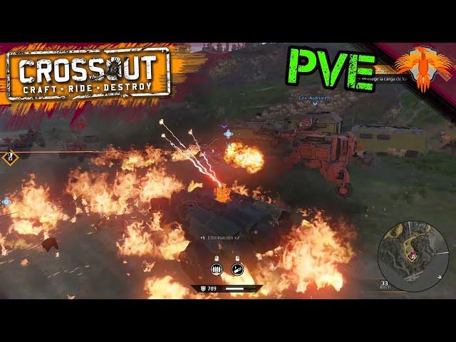 Crossout PvE Multiplayer Gameplay 2022 - PvE Battles 130 - No Commentary