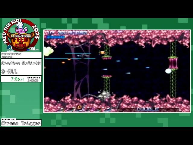 RGLtv Feed The Kids Marathon 2023 - (079) Gradius Rebirth (3-all) by SuperVipert302