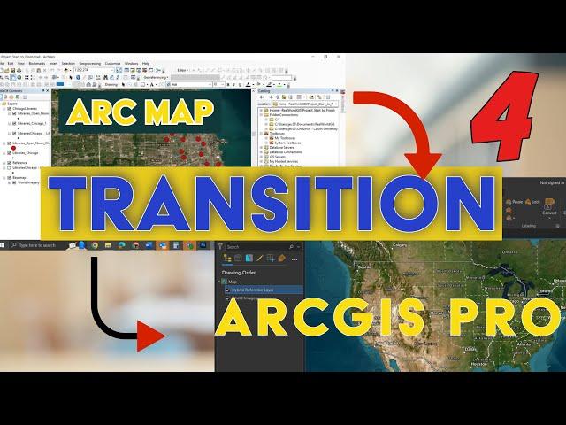 Transition from ArcMap (ArcGIS) to ArcGIS Pro (4): Making a Map in Layout