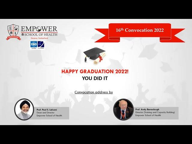 ePGD_16th Graduation Ceremony