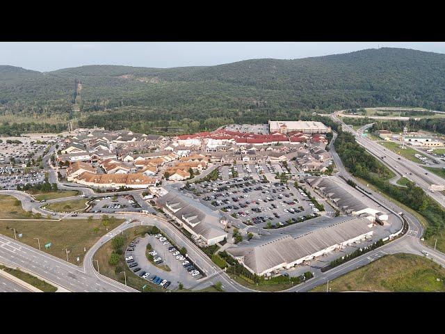 Woodbury Common Premium Outlets by drone New York Central Valley