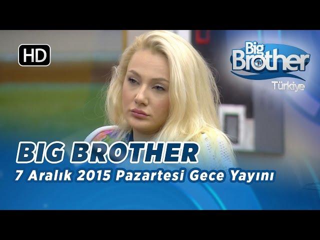 Big Brother Türkiye | 14. Bölüm | 7 Aralık 2015 | Pazartesi | Akşam Yayını