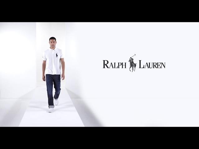 Ralph Lauren Big Pony Custom Fit Polo Shirt in white