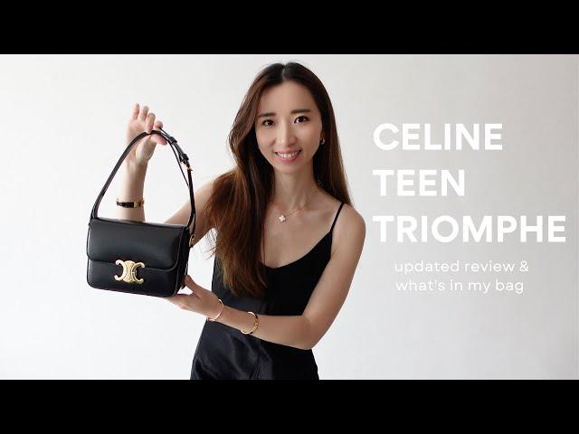 1 YEAR UPDATE | CELINE TRIOMPHE TEEN, PROS & CONS, IS IT WORTH IT? MODSHOTS & WHAT’S IN MY BAG