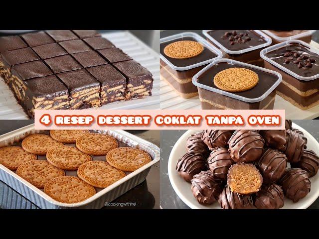 4 easy ways to make chocolate dessert without oven, so easy and yummy