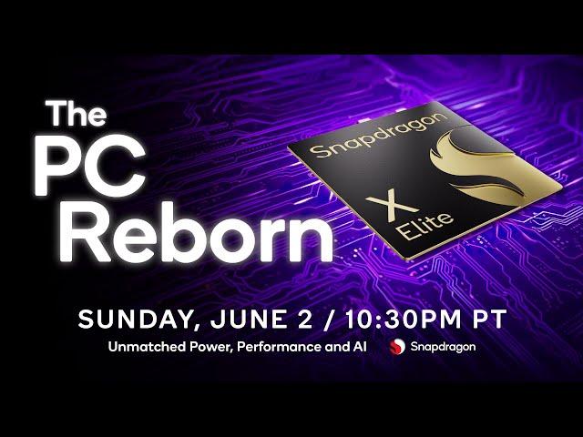 Snapdragon Computex 2024 Keynote: The PC Reborn