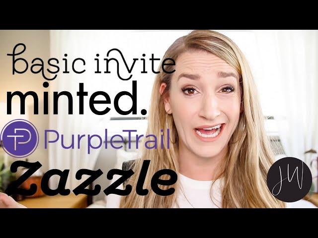 MASSIVE Invitation Haul: Unboxing and Honest Review of MOST POPULAR Invitation Websites