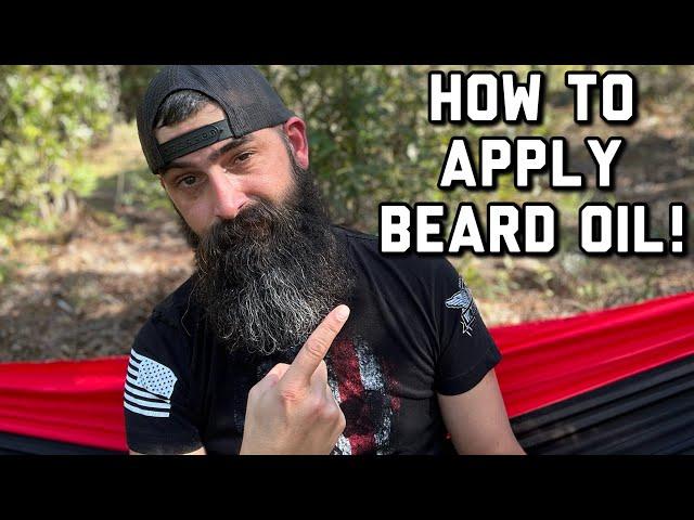 How To Apply Beard Oil. Beginners Guide.