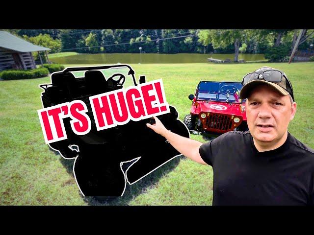 THE ALL NEW MINI JEEP IS HERE!  BUT IS IT TOO BIG?