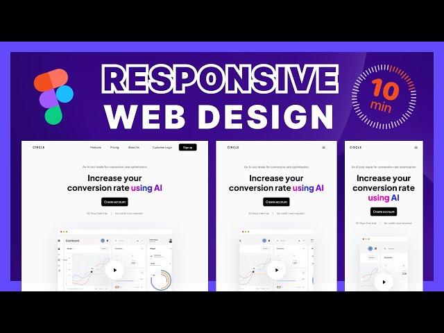 Make Your Web Design Responsive in 10 Minutes | Figma Tutorial