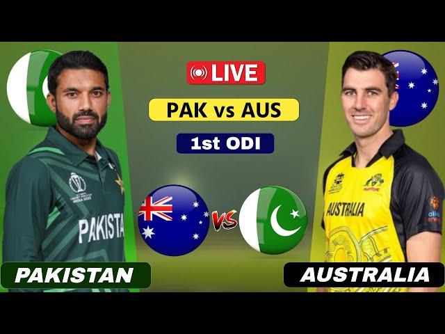 Pakistan vs Australia Live - 1st ODI | PAK vs AUS Live | Scores & Commentary