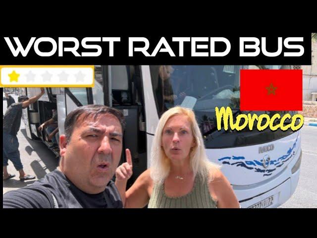 WE TOOK THE WORST RATED BUS IN MOROCCO ( SHOCKED ) 