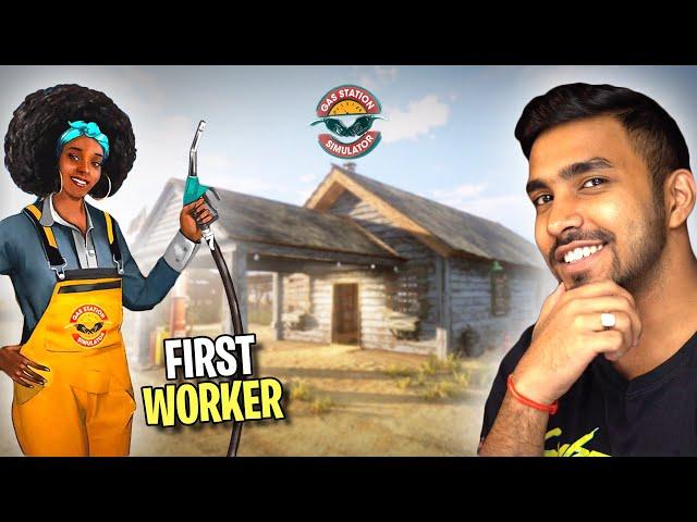 I HIRED MY FIRST EMPLOY | GAS STATION SIMULATOR GAMEPLAY #5