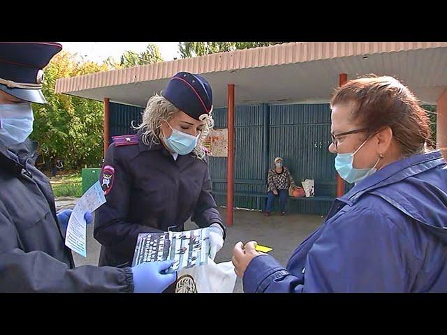 В День пожилого человека сотрудники ГИБДД вручили подарки пенсионерам ("Новости Тольятти" 1.10.2020)
