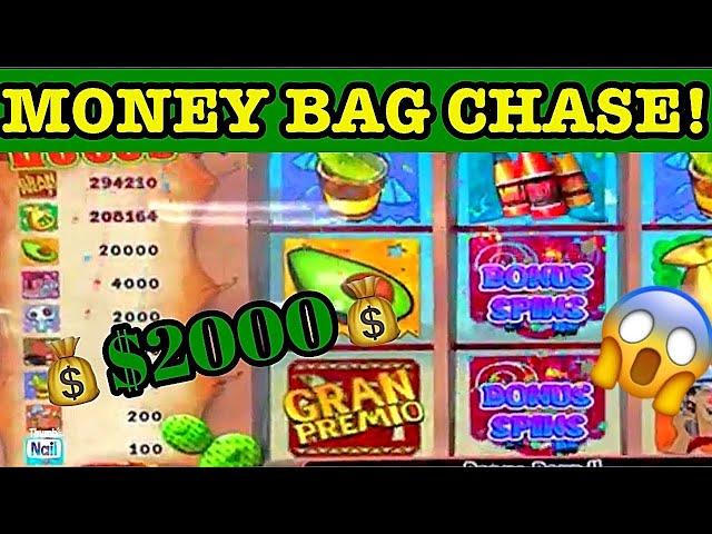 MONEY BAG CHASE!! BONUS AFTER BONUS PA SKILLS LIVE!!