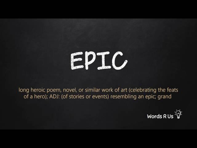 How to Pronounce EPIC in American English