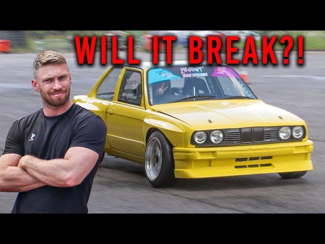 FIRST TIME DRIFTING THE E30! WILL IT BREAK?!