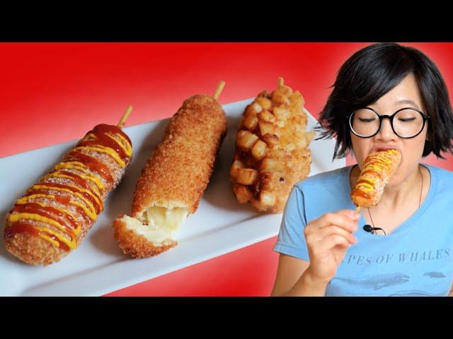 Cheese-Filled & Coated With Fries Korean Corn Dogs | WEENIES