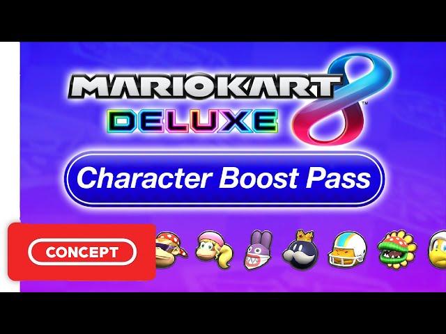 Mario Kart 8 Deluxe Character Boost Pass + Version 3.0 (Concept Trailer)