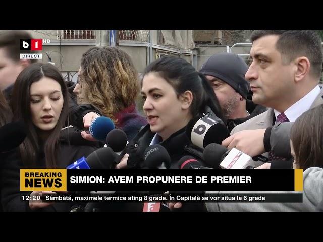 AUR PROTESTEAZĂ. GEORGE SIMION A AJUNS LA PALATURL COTROCENI. NU PARTICIPĂ LA CONSULTĂRI_Știri B1TV