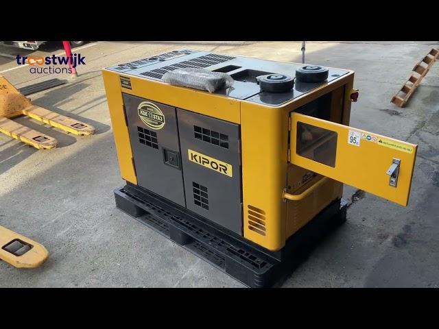 Kipor KDE12STA3 generator set-auction 43118-6