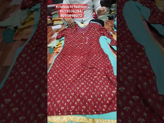 avaasa brand kurtis wholesale || chickpet Bangalore shopping 