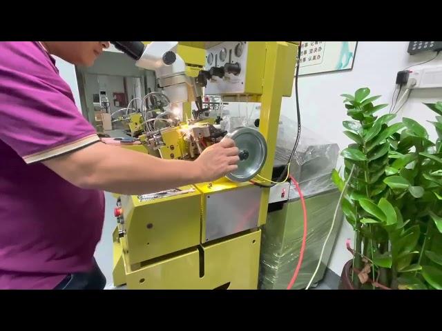 Jewelry chain making machine testing - Hajet