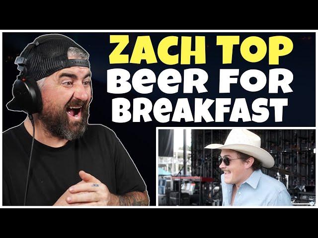 Zach Top - Beer For Breakfast (Rock Artist Reaction)