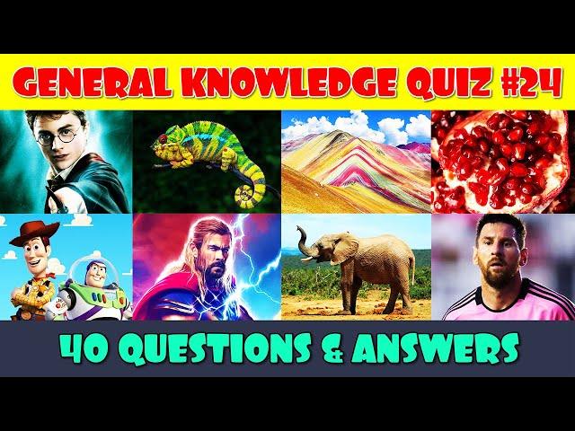 General Knowledge Trivia Quiz (Part 24)