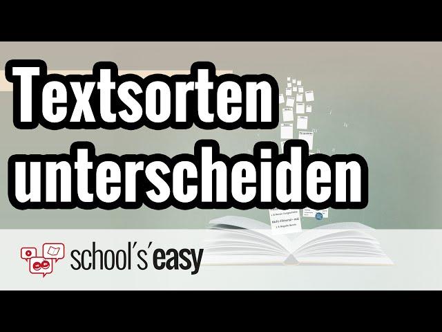 Textsorten unterscheiden - Interaktives Video